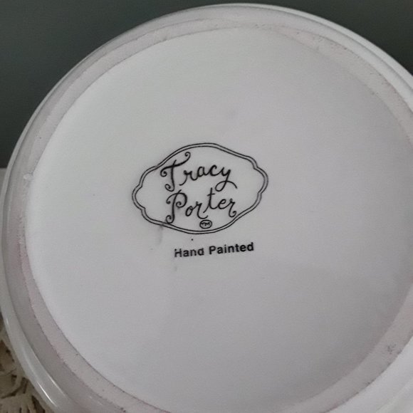 Tracy Porter Hand-Painted Ceramic Teapot with Pink Floral Motif - Picture 7 of 7